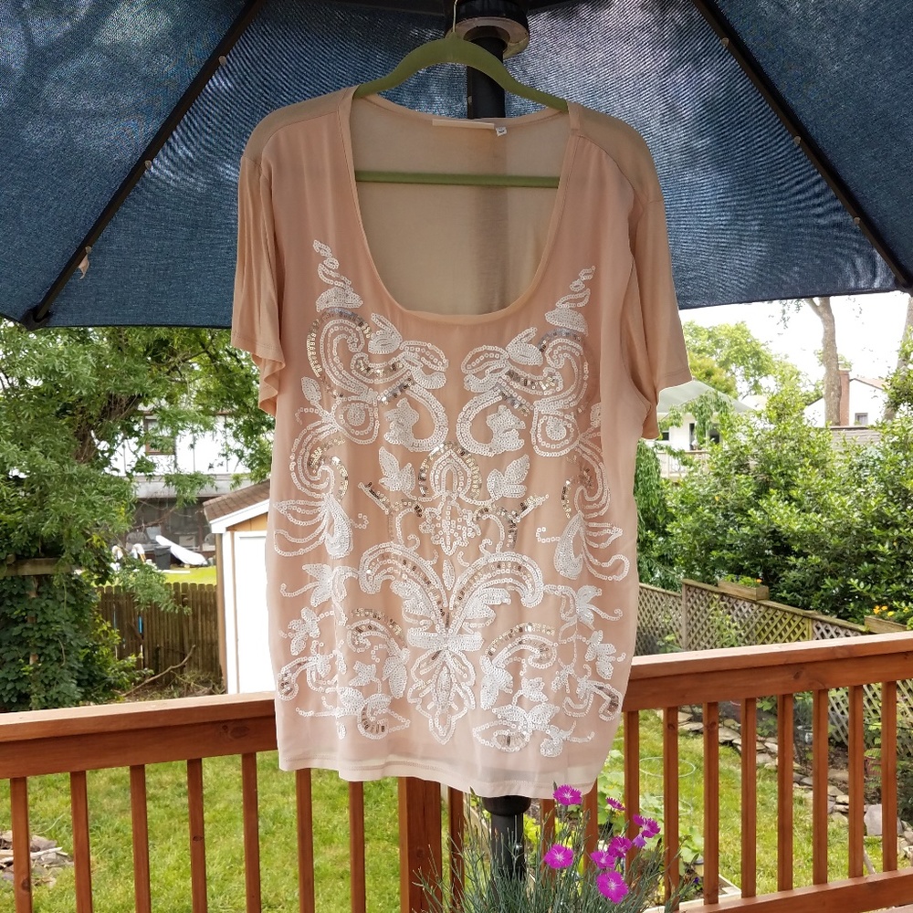 Glamorous Dress Blouse 1X